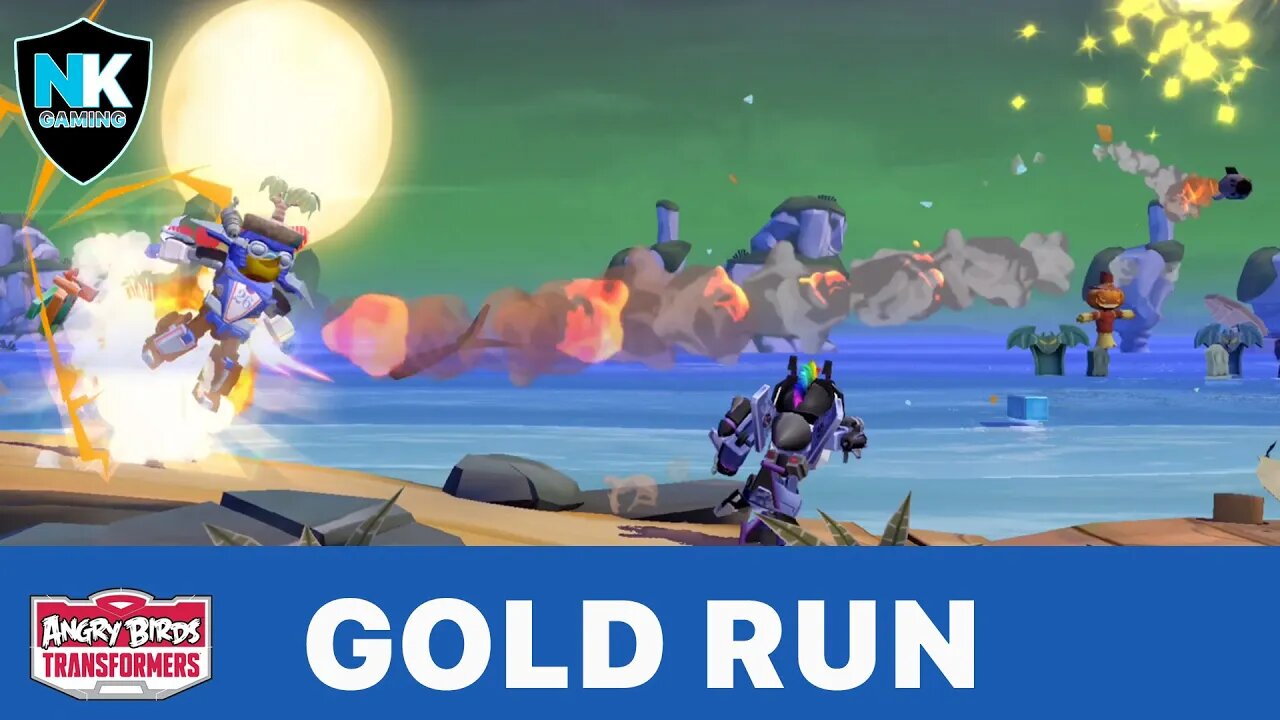 Angry Birds Transformers 2.0 - Gold Run - Featuring Mirage & Ionstorm