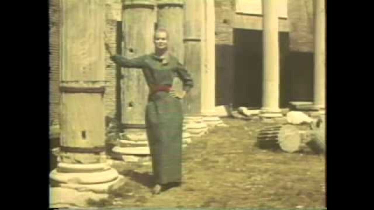 Fashion Parade amongst the Ruins of Rome (1964) Public Domain