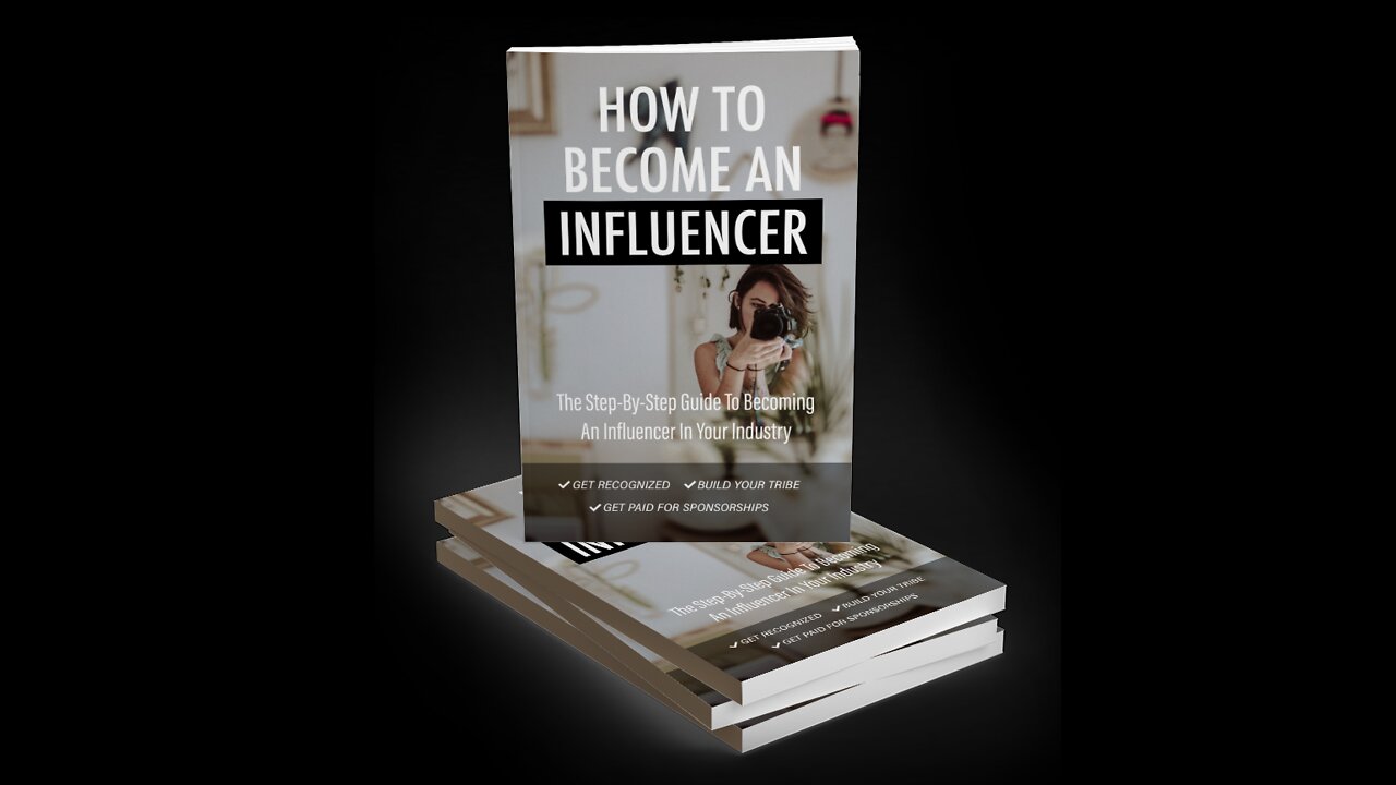 How To Become An Influencer ✔️ 100% Free Course ✔️ (Video 9/11: Becoming an Influencer)