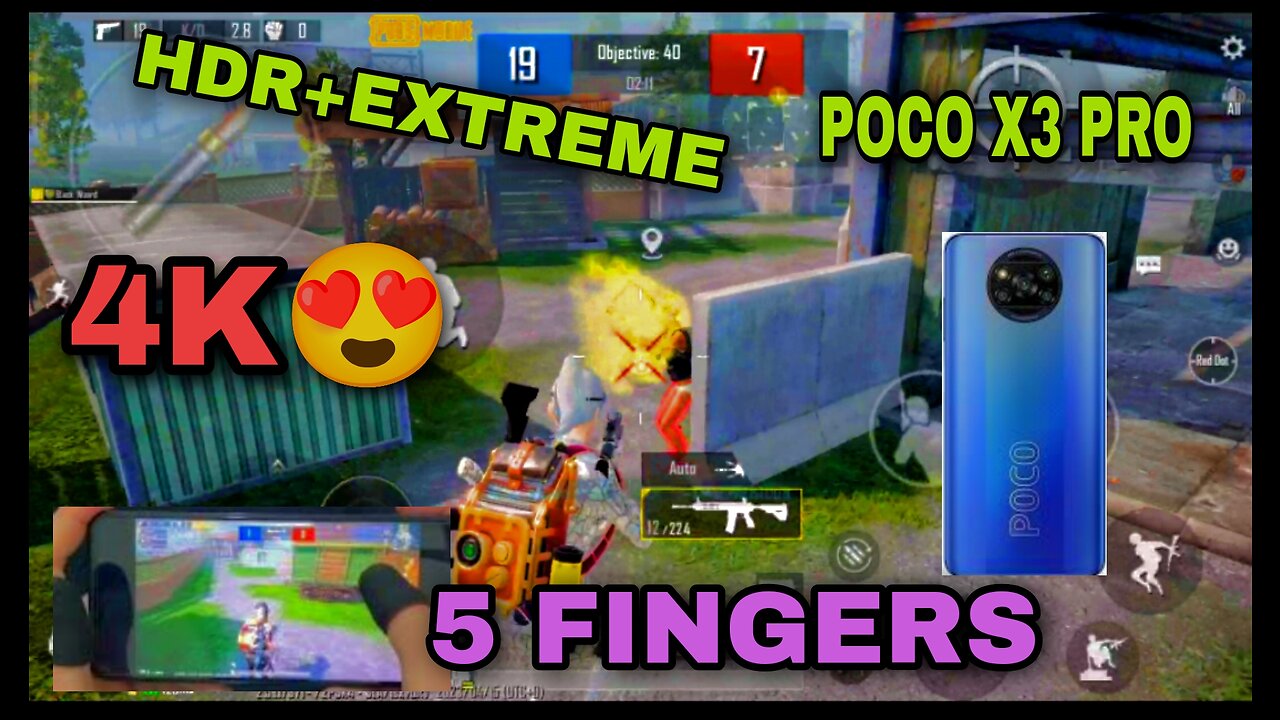 poco x3 pro pubg test⚡🥵HDR+Extreme🥶4K FULL MAX Graphics SENSITIVITY CONTROL CODE|BGMI/PUBG MOBILE