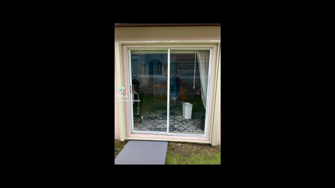 Sliding glass door repair; roller replacement and track refurbishing, in #pembrokepines, #florida.