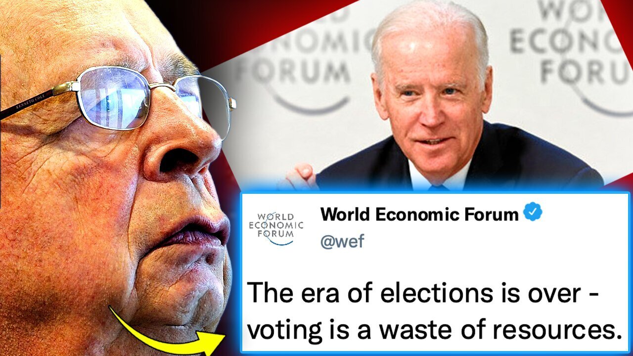 Pedophile WEF Signs Order Cancelling US Election! Americans Must Be Ruled by Global Elite...!