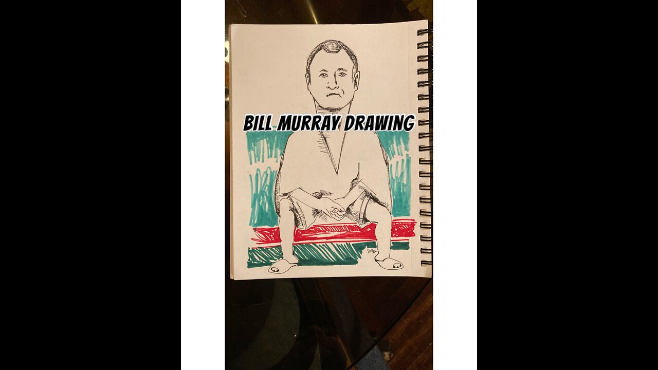 Drawing Bill Murray￼