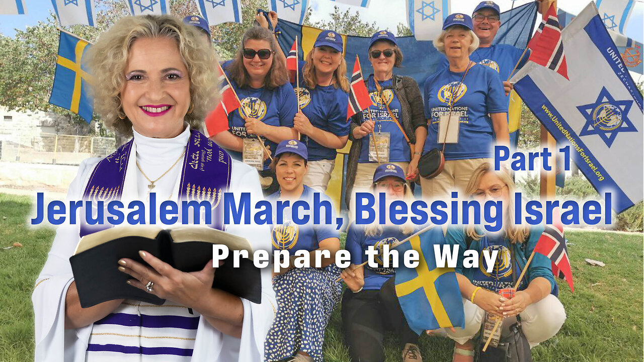 Jerusalem March, Blessing Israel Part One | Prepare the Way | Archbishop Dominiquae Bierman