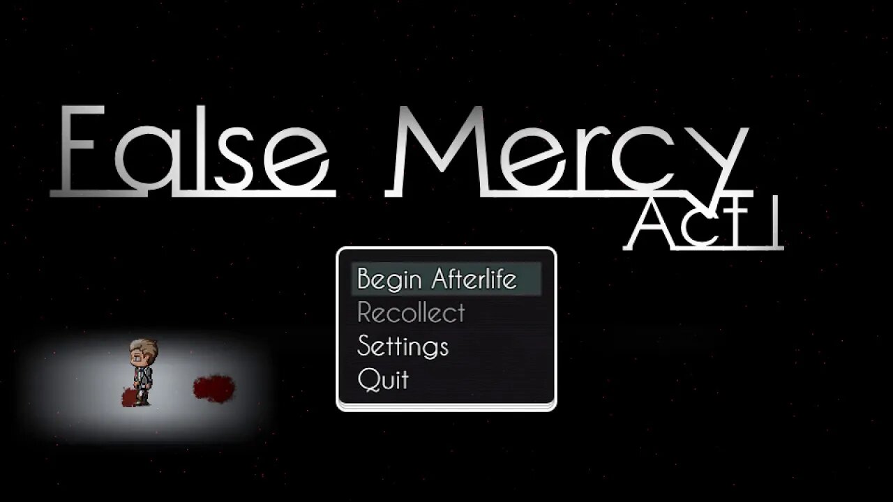 False Mercy (Act 1) Title Screen | (RPG Maker Game of The Month Jam Entry)