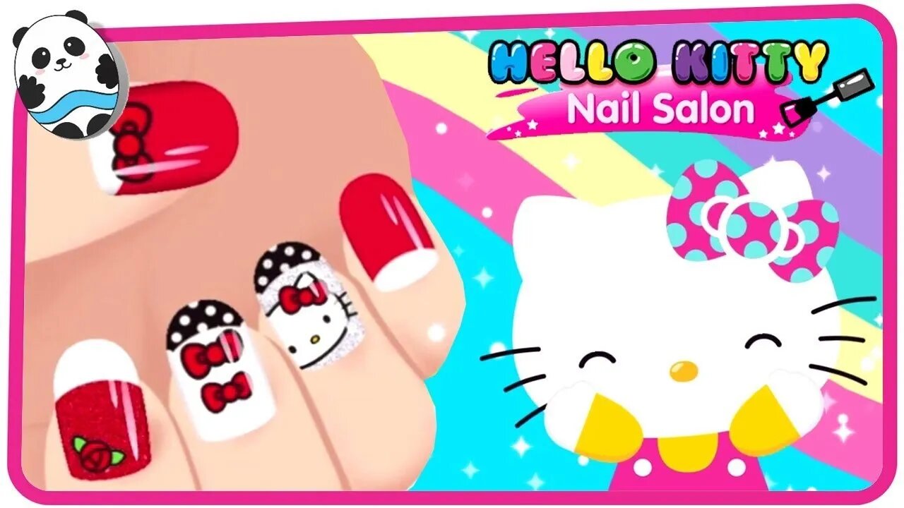 Hello Kitty Nail Salon - kids App 👶 No Copyright Videos👶 #nailsalon #kidsgames #kidsgamevideo Clip 8