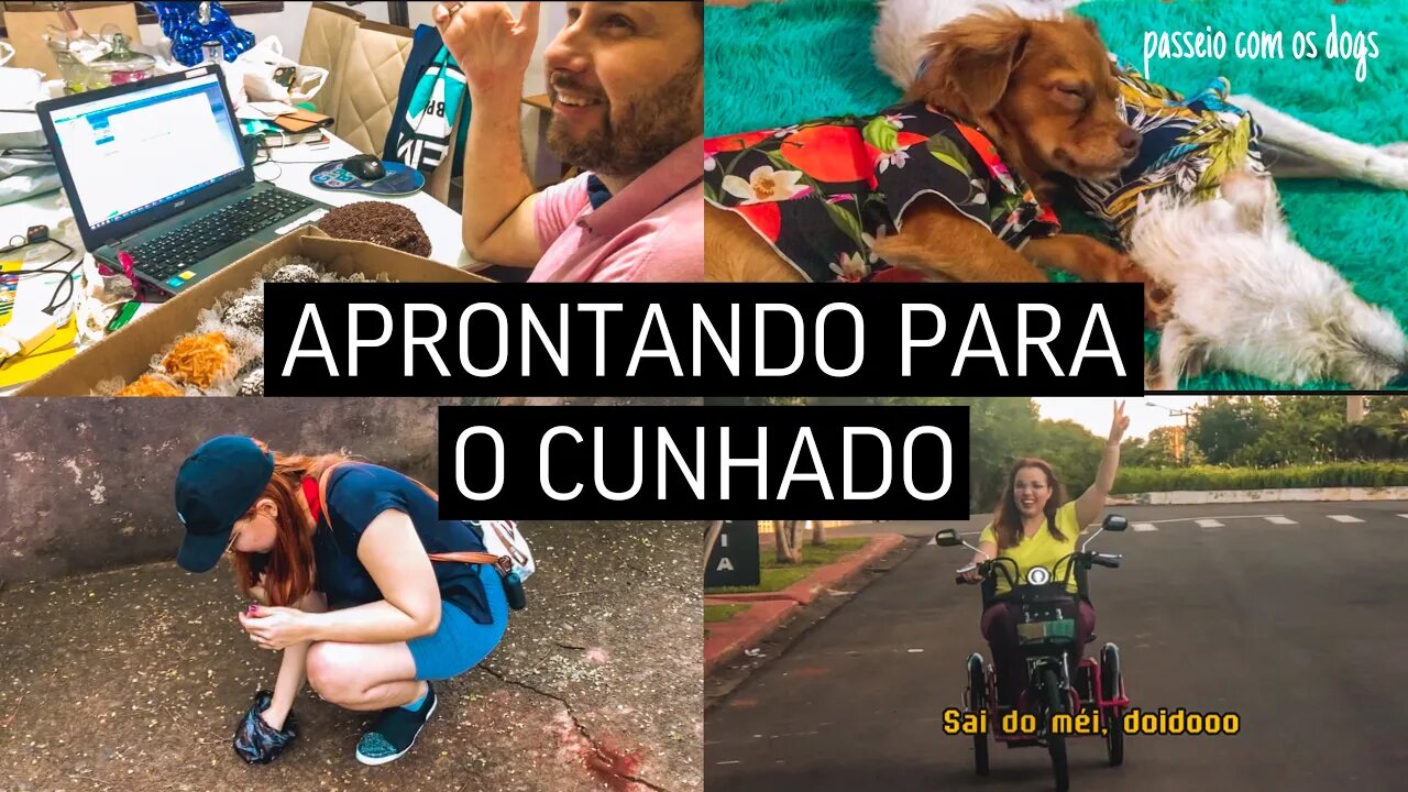 VLOG: SURPRESA para o cunhado + passeio com os dogs na cidade