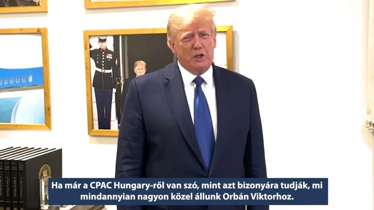 President Donald Trump speech at CPAC Hungary 2022