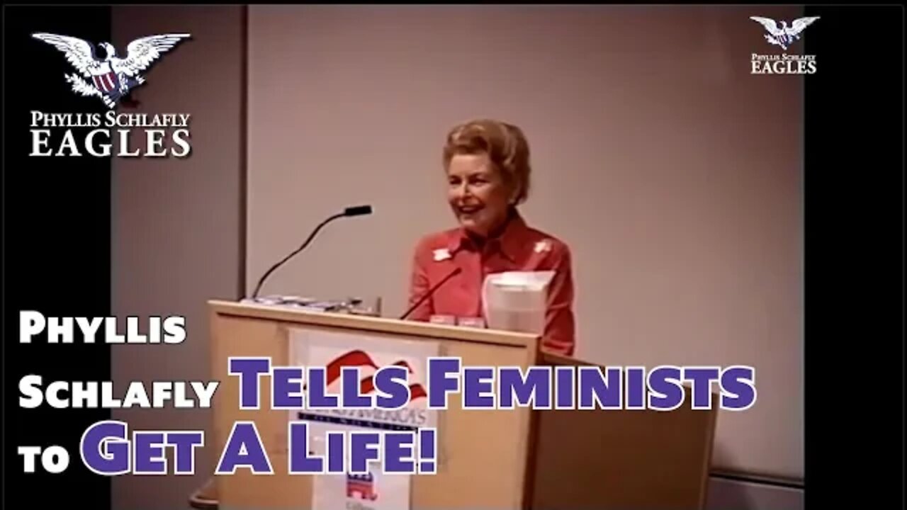 Phyllis Schlafly Tells Feminists To “Get A Life” In Epic Speech