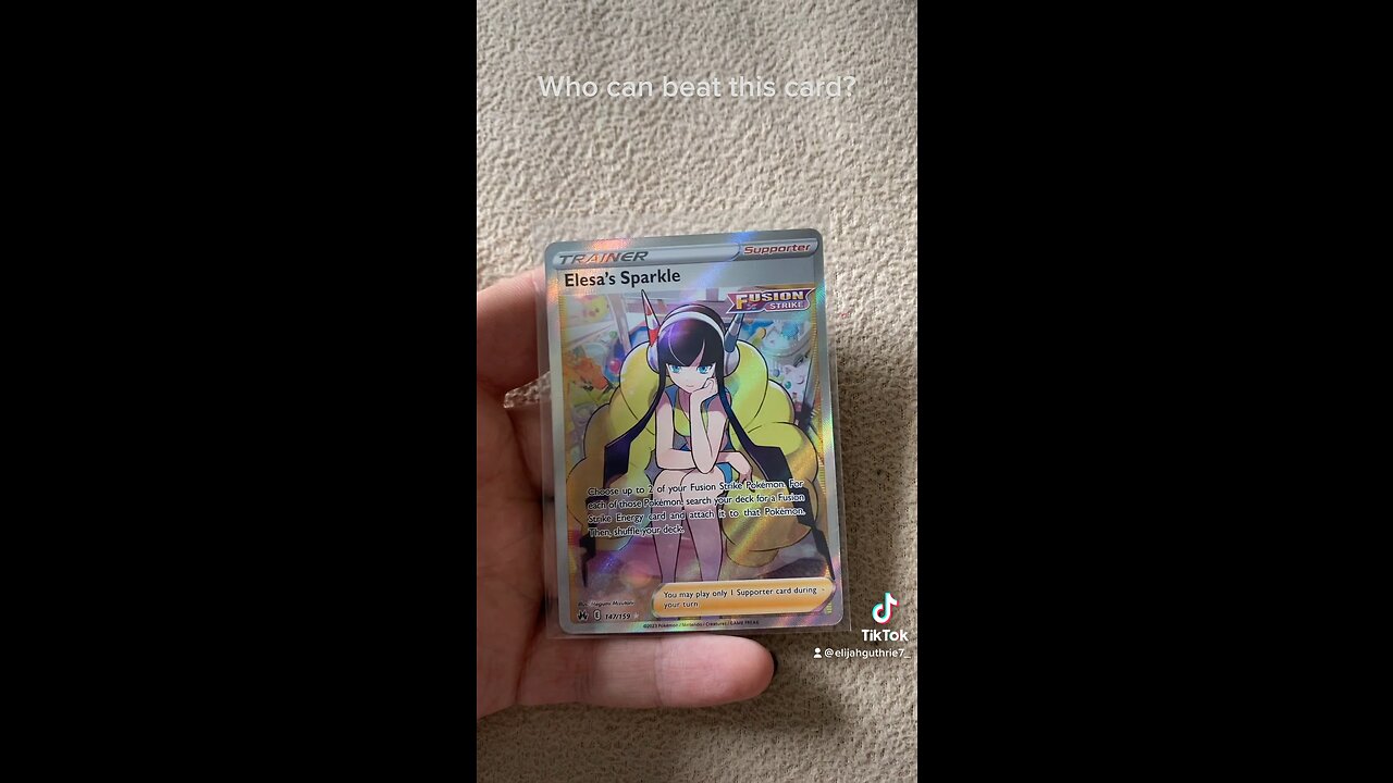 Who Can Beat This Pokémon Card??!!