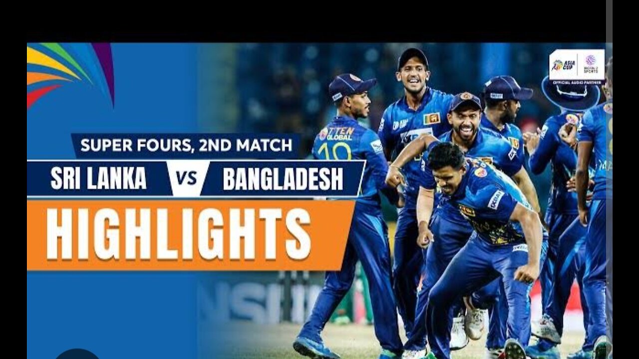 Srilanka vs Bangladesh highlights Asia cup 2023