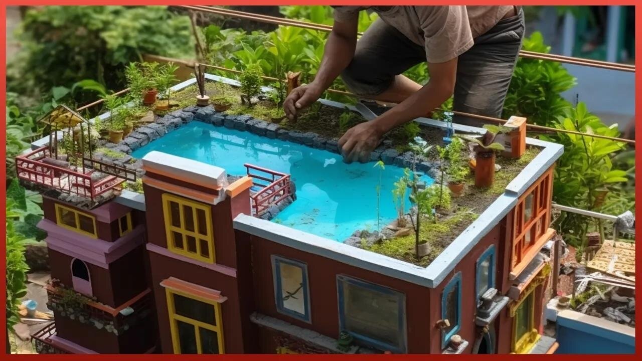 Man Builds Hyper realistic Houses At Scale - Miniature Construction