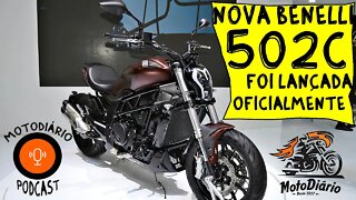 Nova moto CUSTOM URBANA, a BENELLI 502, foi lançada OFICIALMENTE