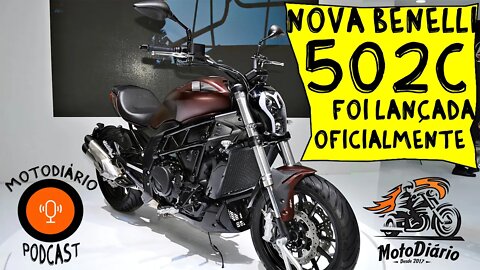 Nova moto CUSTOM URBANA, a BENELLI 502, foi lançada OFICIALMENTE