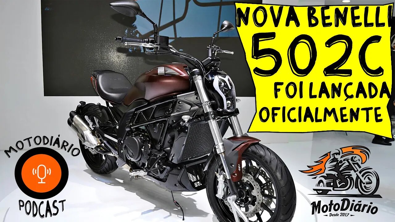 Nova moto CUSTOM URBANA, a BENELLI 502, foi lançada OFICIALMENTE