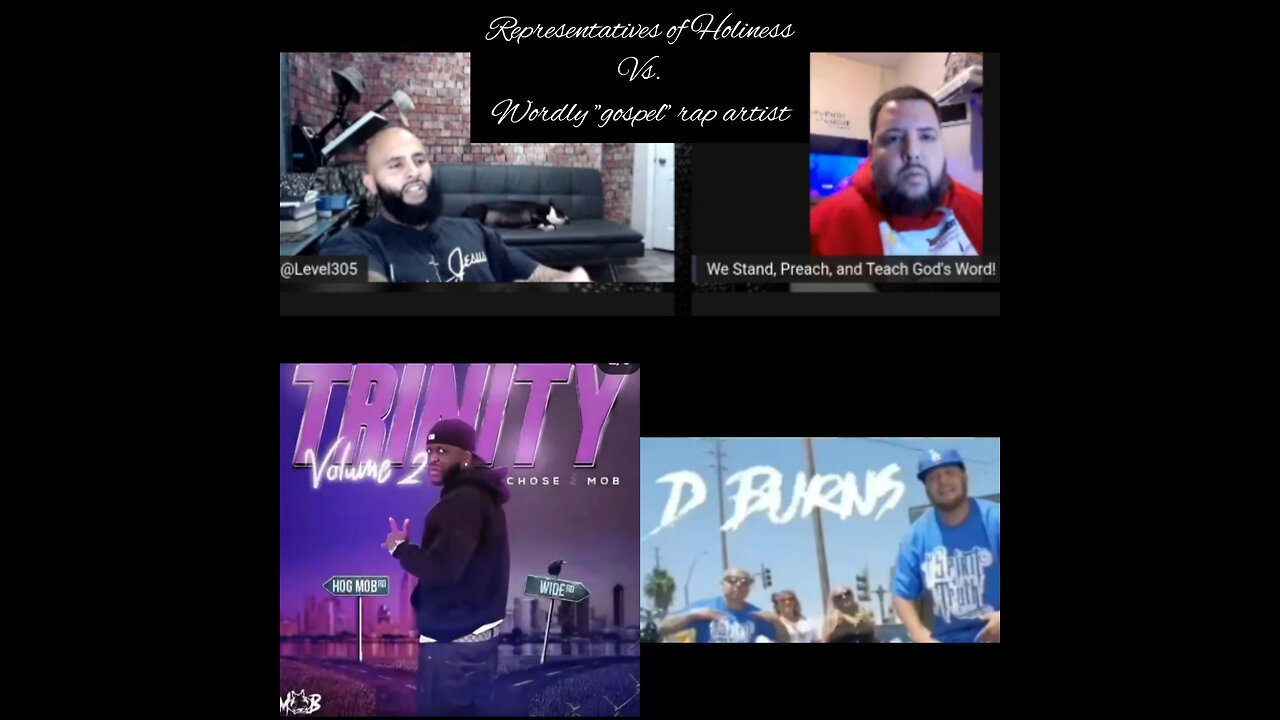 Debate on baptism, trinity, Jesus the Father, water baptism, baptism saves w/gospel rap artist Ivory