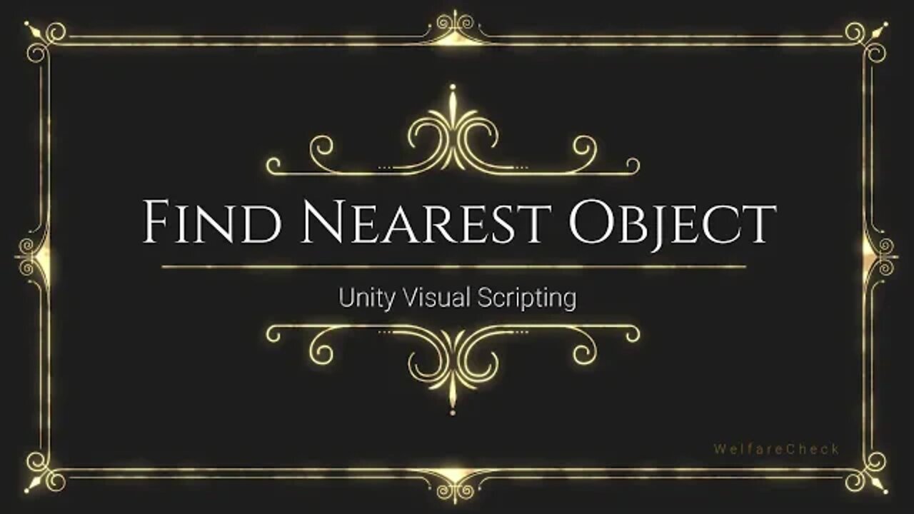 Find Nearest Game Object - Unity Visual Scripting / Bolt