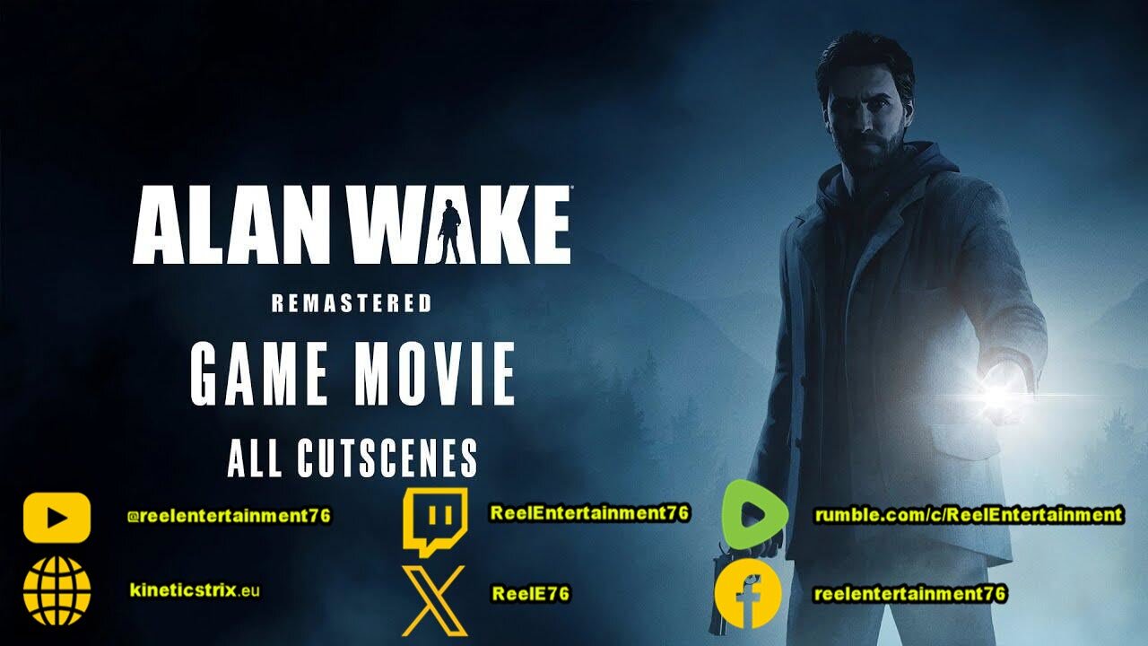 Alan Wake Remastered All Cutscenes [Game Movie]