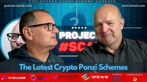 The Latest Crypto Ponzi Schemes - Databank, ViDiLook, Validus, WEWE Global, StableDAO and GSPartners