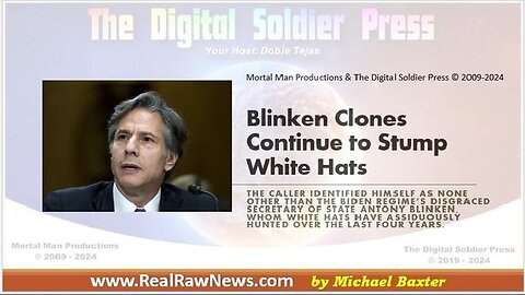 Antony Blinken Clones Continue to Stump the White Hats!