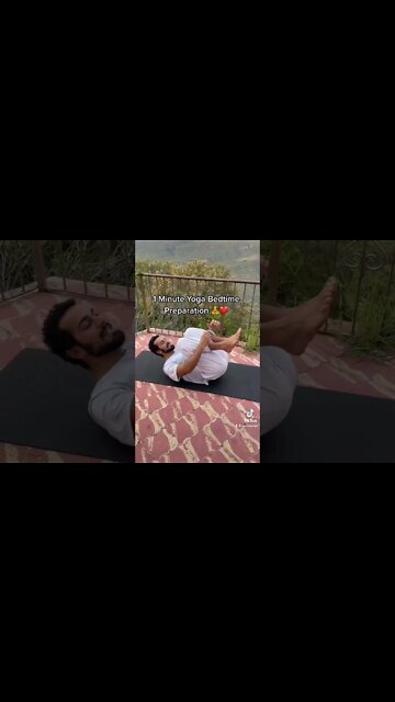 1 Minute Yoga Bedtime Preperation