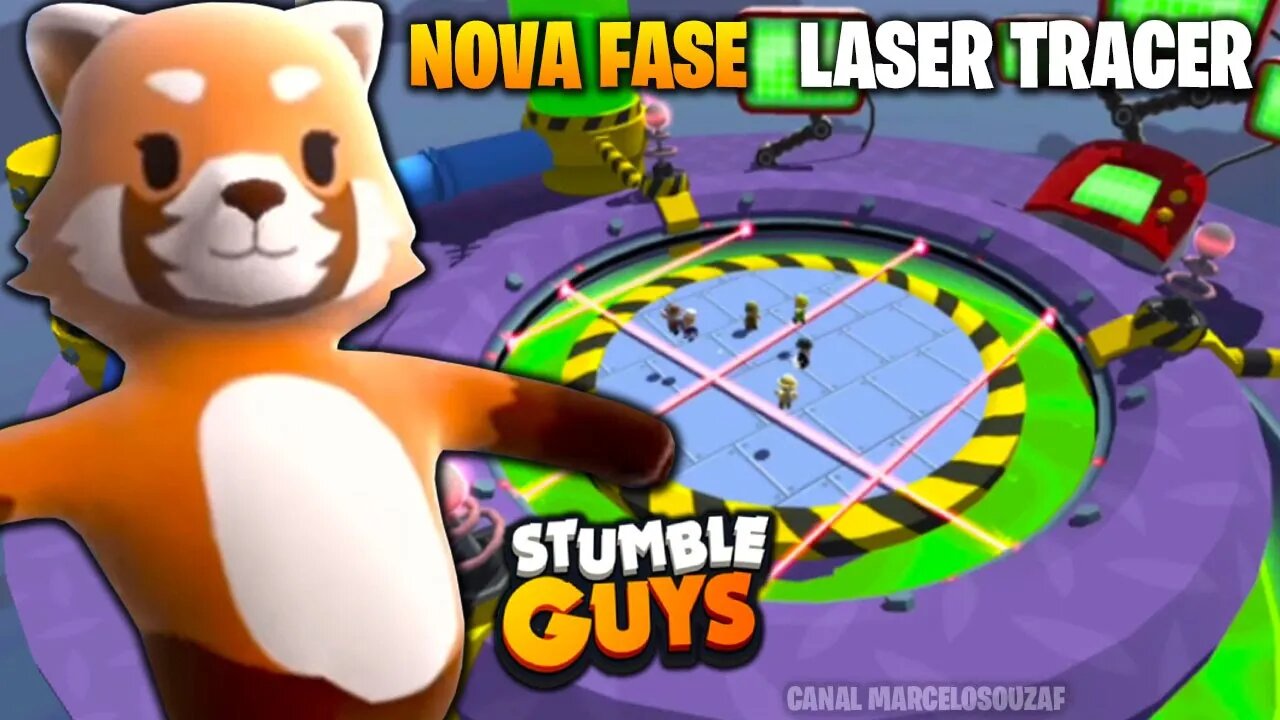 Atualização com Fase de Laser no Stumble Guys