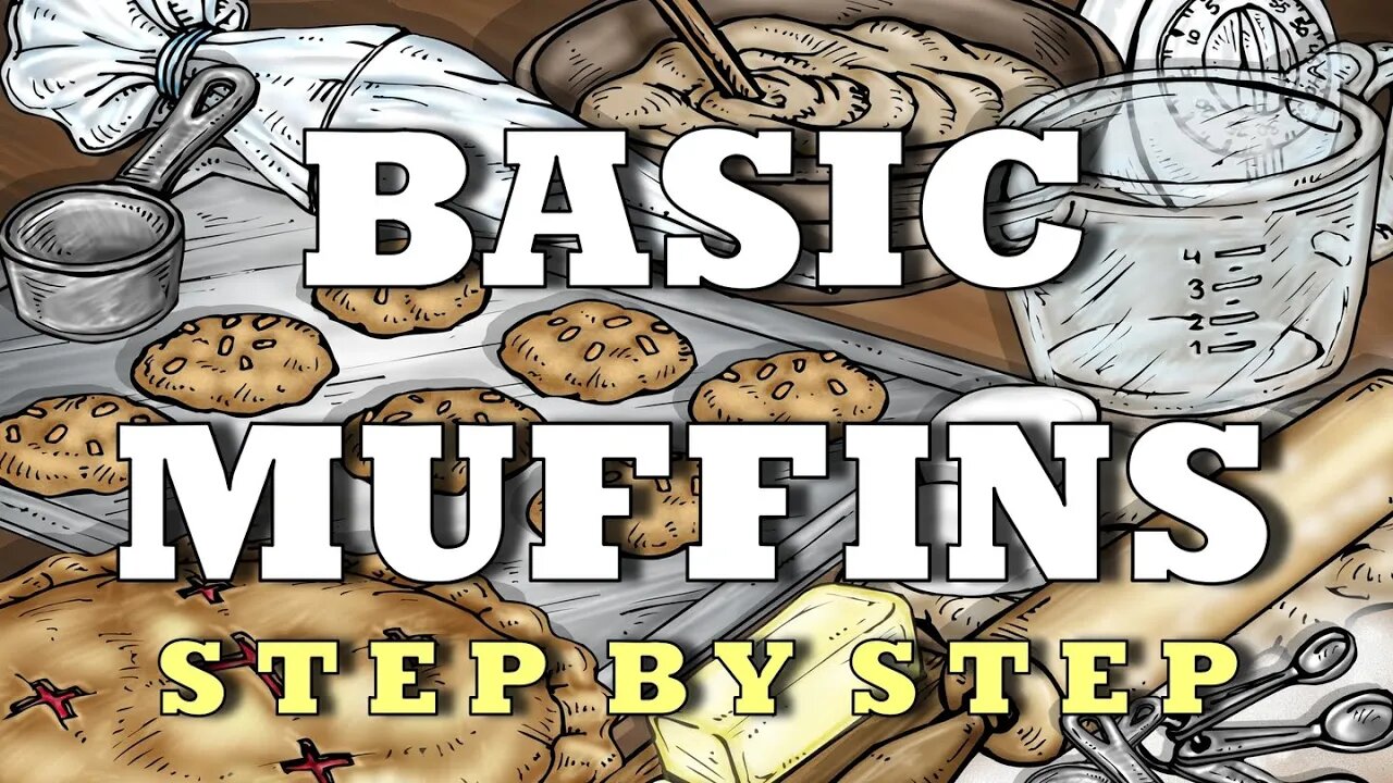 BASIC MUFFINS - Step by Step LIVE - A Big Family Homestead LIVE thingy