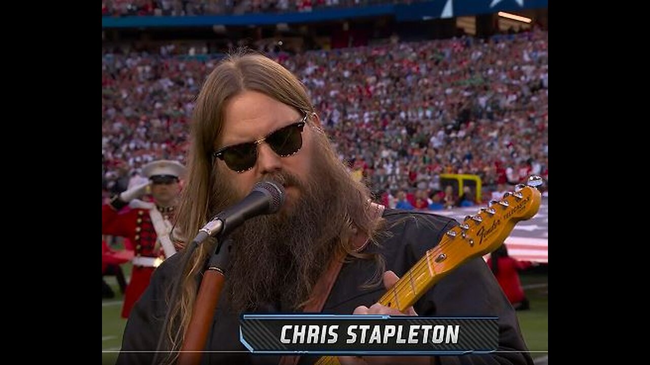 Chris Stapleton doing the National Anthem justice