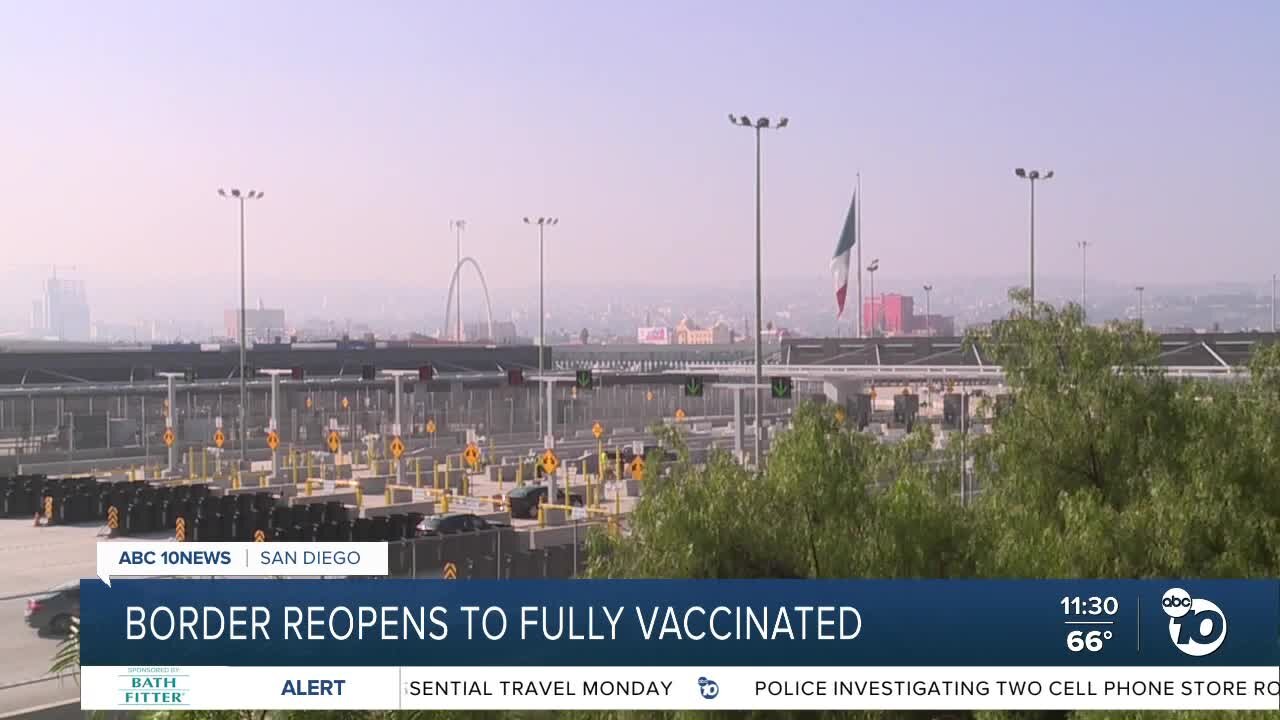 Border reopens to fully vaccinated