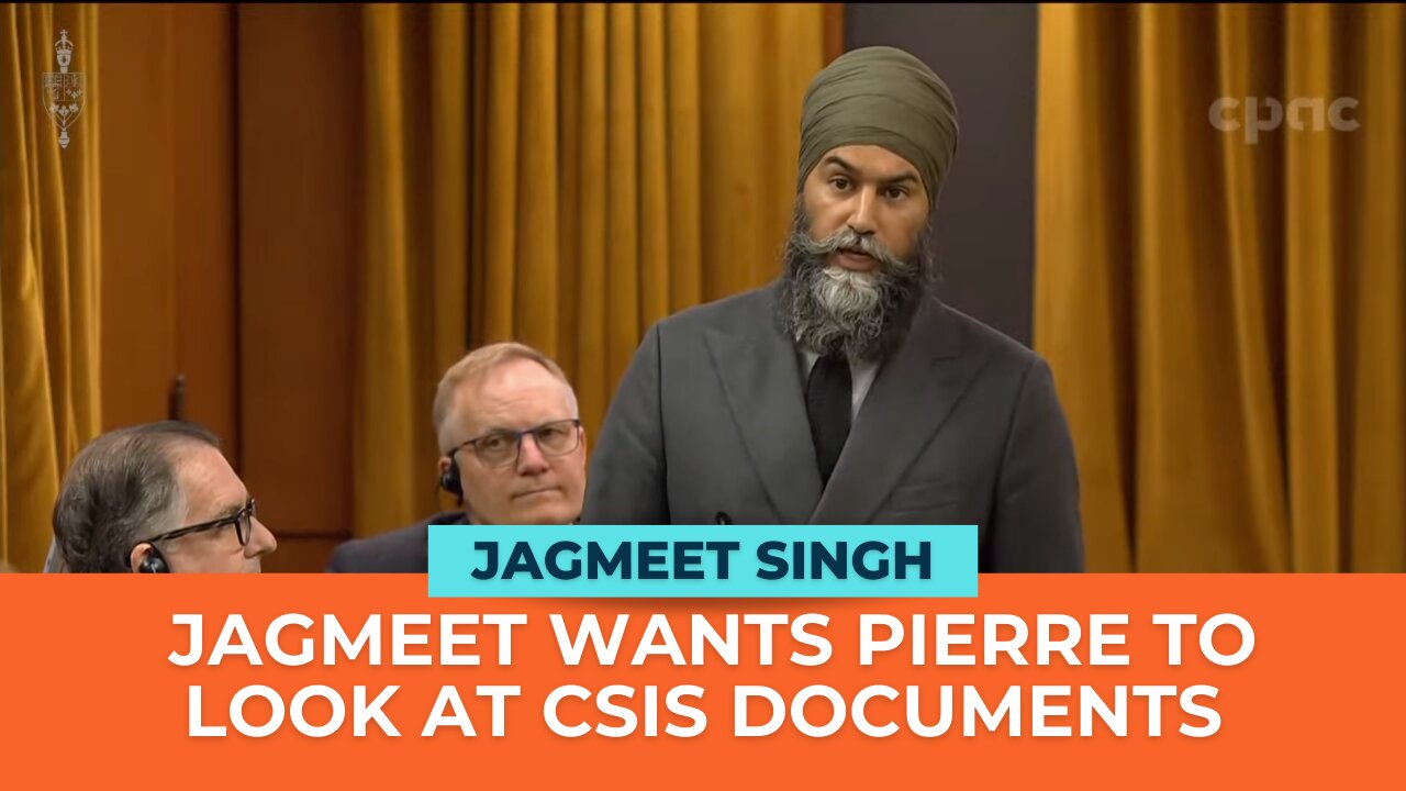 Jagmeet Pretends to Care About Canada