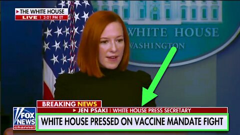 Psaki: Brandon will veto bill banning the federal vaccine mandates if it comes to his desk