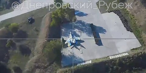 💥💥💥 Lancet hit a Ukrainian mig-29 at Krivoy Rog airfield.