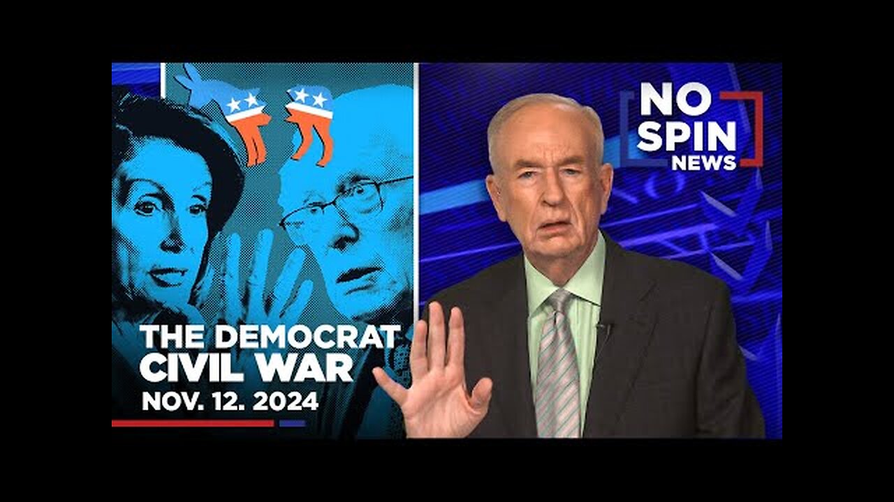 Bill Declares that the Democratic Party is Leaderless Right Now | No Spin News | Nov. 12, 2024