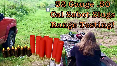 H&R 32 Gauge Special .50 Cal Sabot Slugs Range Testing!!!