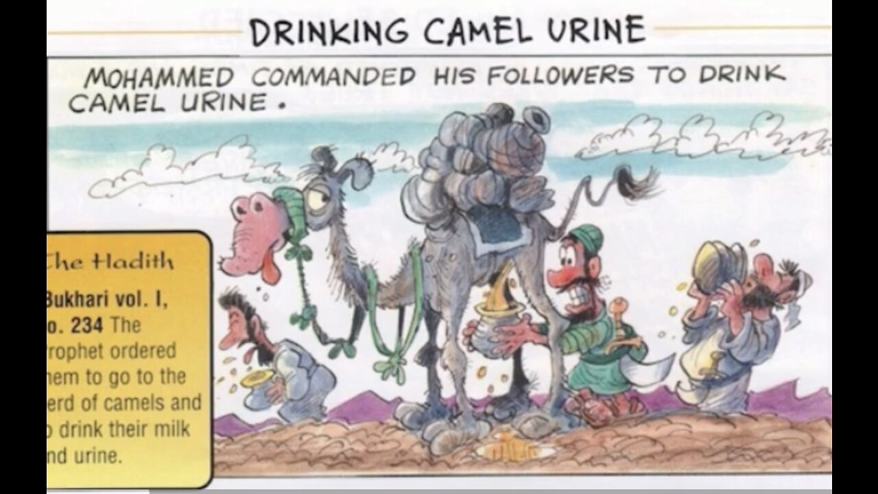 Muslims eating the poop of Aisha’s camel #muslim #quran #christian