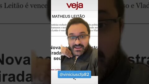 TEATRO? Matheus Leitão impressionado com a virada de Bolsonaro nas pesquisas da Genial/Quaest P2