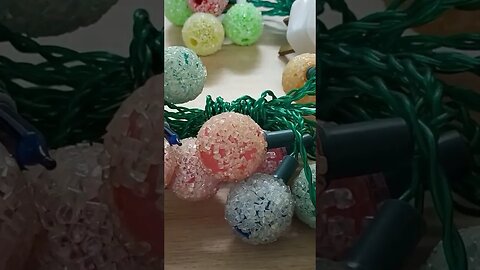 Woolworth Snowball Lights History, Braiding & Bulbs #christmas #lights #vintage #snowball #woolworth