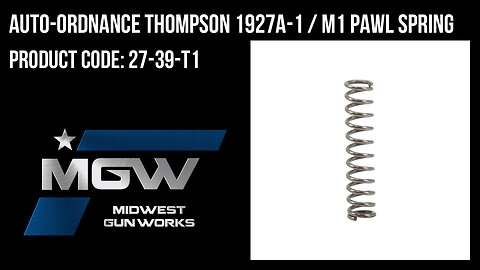 Auto-Ordnance Thompson 1927A-1 / M1 Pawl Spring - 27-39-T1