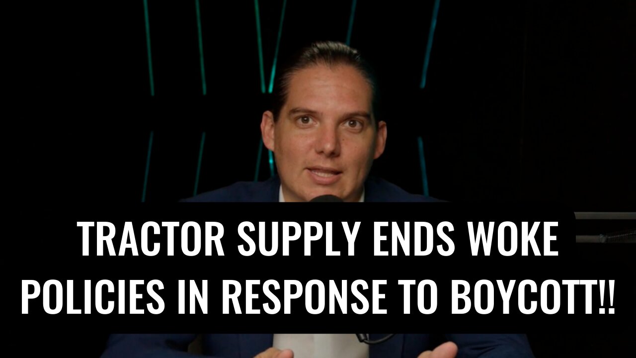 Tractor Supply Ends Woke Policies in Response to Our Boycott!!