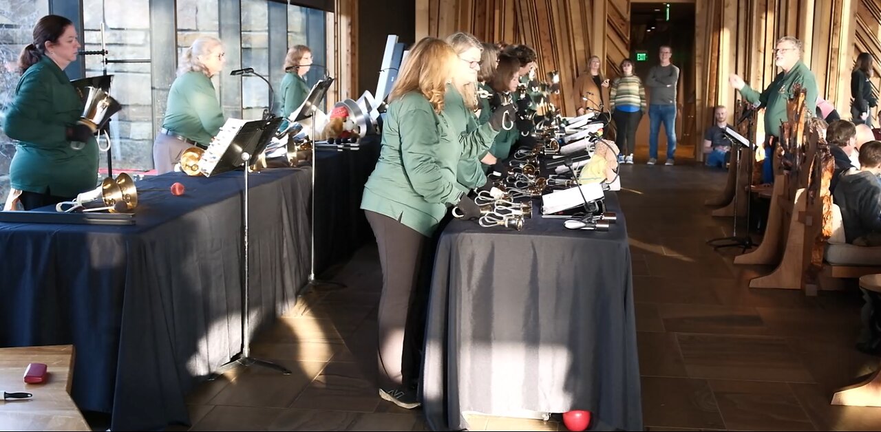 Tulsa Festival Handbell Ringers at the Gathering Place (12-17-2024)