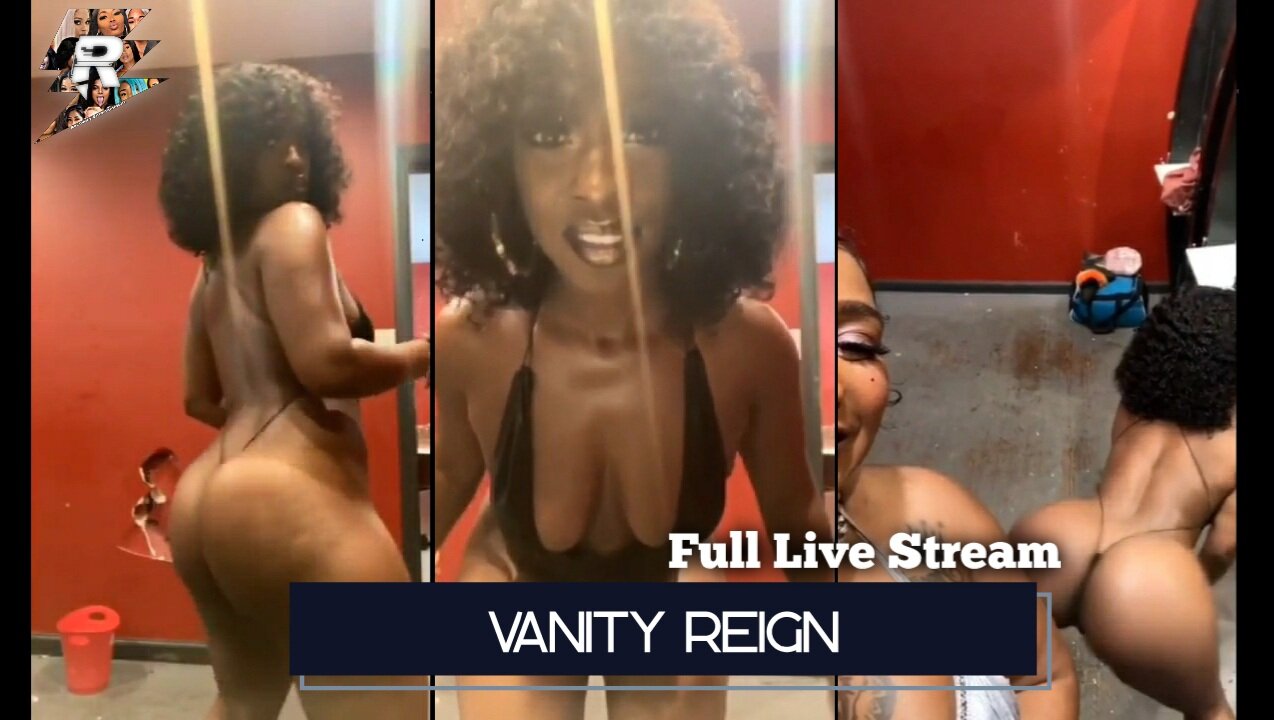 Vanity Reign Twerking with girls at the strip club