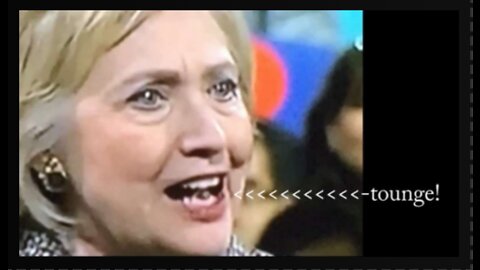 Hilary Clinton Reptilian Tongue Malfunction!!