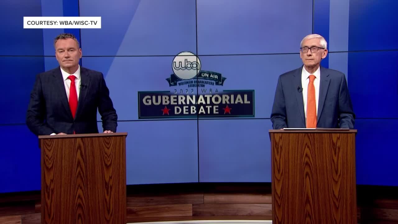 Governor debate: Evers, Michels go head to head in first and final debate ahead of Election Day