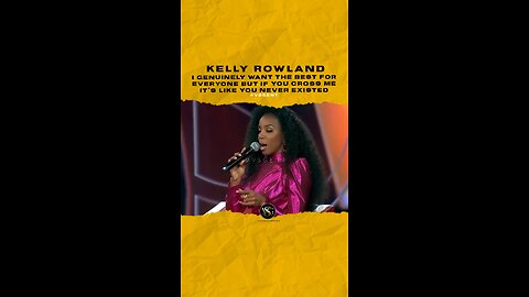 #kellyrowland I want the best for ppl but if you cross me its like u never existed🎥 @beautycon