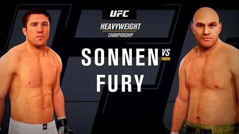 EA Sports UFC 4 Gameplay Tyson Fury vs Chael Sonnen