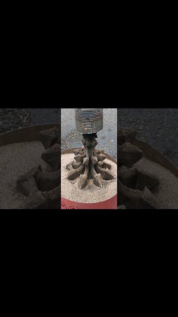 😱 Amazing Metal Casting Art #shorts #shortsfeed #art