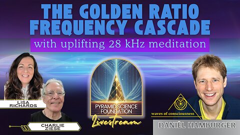 The golden ratio frequency cascade - With uplifting 28 kHz meditation