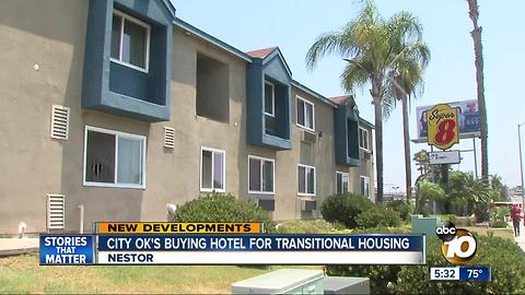 City ok's buying hotel for transitional housing