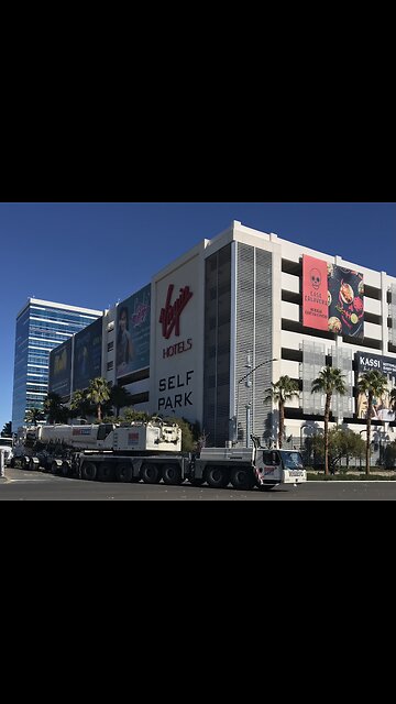 Another parking garage Solar canopy in Las Vegas. Windy Solar Capital