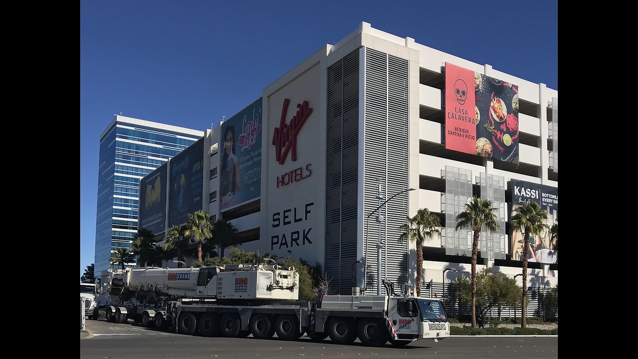 Another parking garage Solar canopy in Las Vegas. Windy Solar Capital